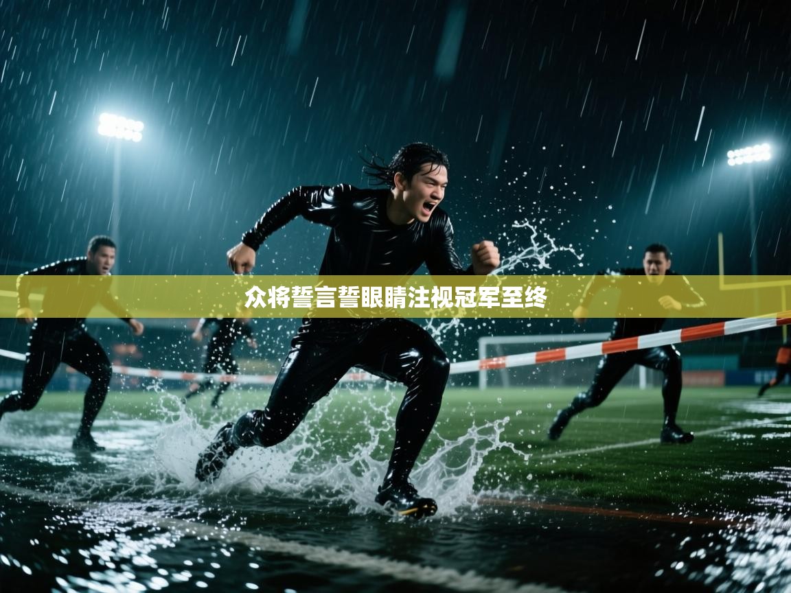众将誓言誓眼睛注视冠军至终 第1张